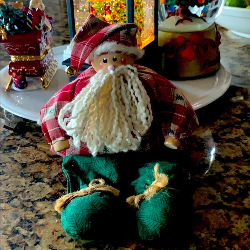 Christmas Village Limited Handcrafted Santa Plush